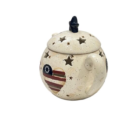 Vintage Home Interiors Candle Cover Teapot - Picture 3 of 8